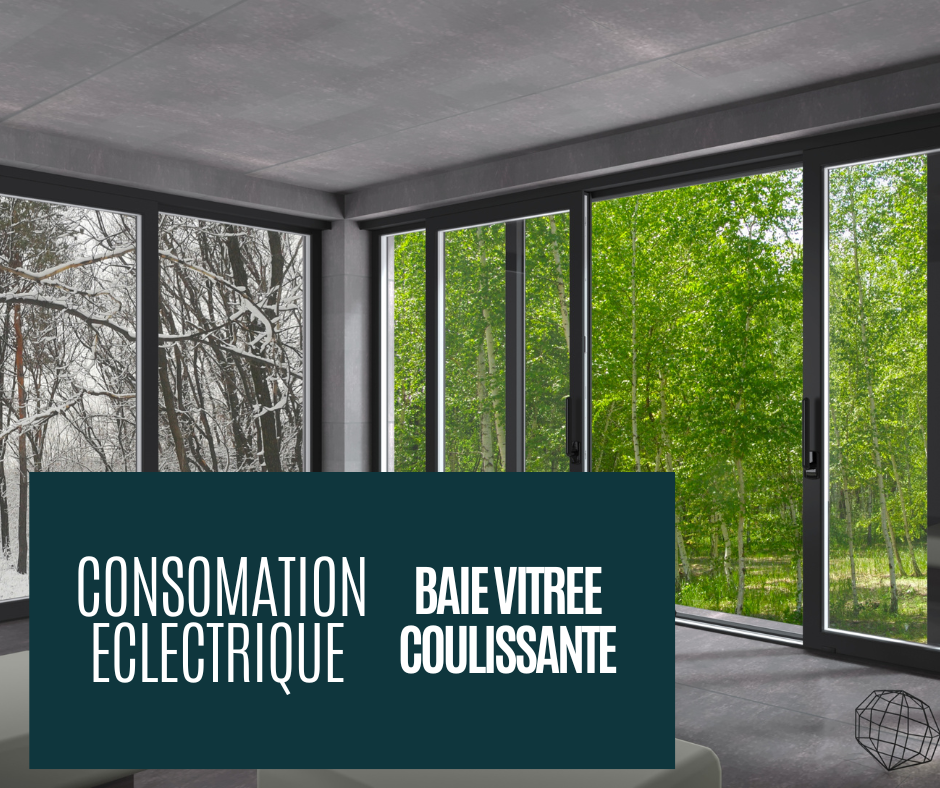 consommation électrique baie coulissante