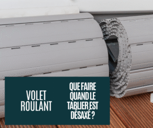 que faire quand le tablier est désaxé ?