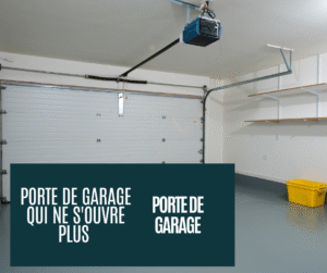 porte de garage motorisée qui ne s ouvre plus