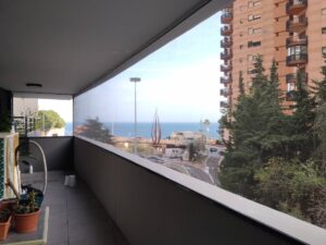 pose de moustiquaire sur terasse vue degagée