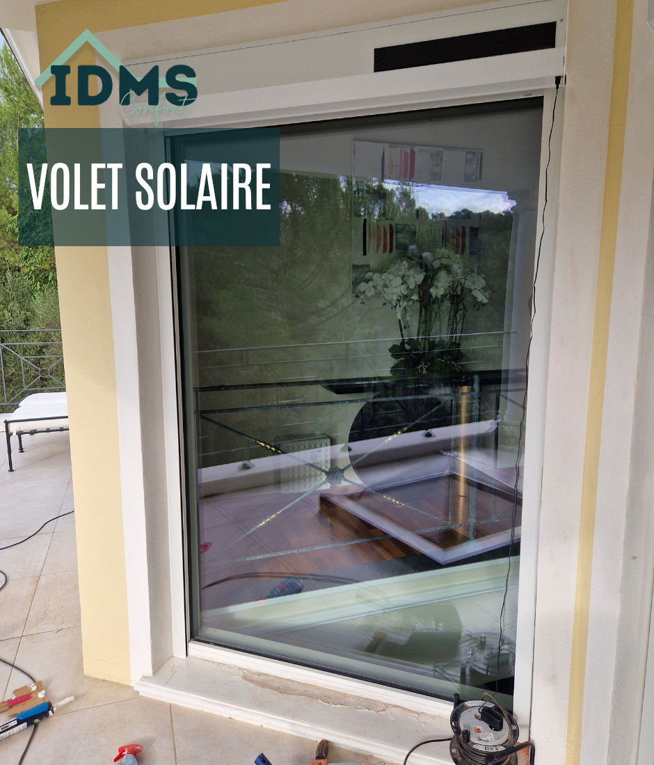 réalisation pose de volet roulant solaire à nice
