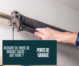 Ressort de porte de garage cassé : que faire ?