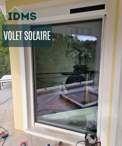 réalisation pose de volet roulant solaire à nice