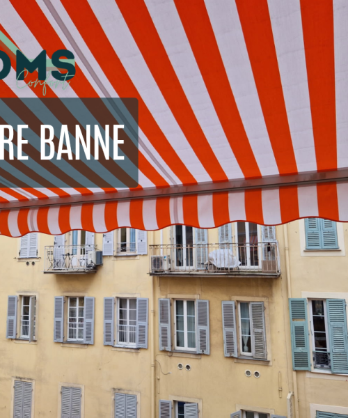 remplacement toile store banne a nice